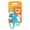 Fiskars Kids Scissors, Rounded Tip, 5in Long, 1.75in Cut Length, Straight Handles, Randomly Assorted Colors 1067042